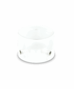 A white plastic container with holes in it.