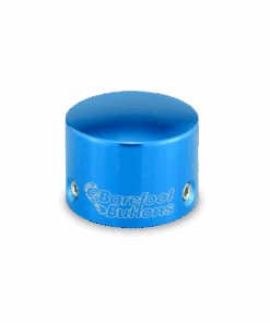 A blue button with the words " burried solutions ".