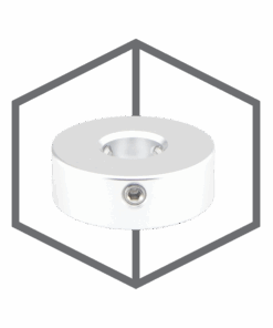 A silver object with an image of the same in it.