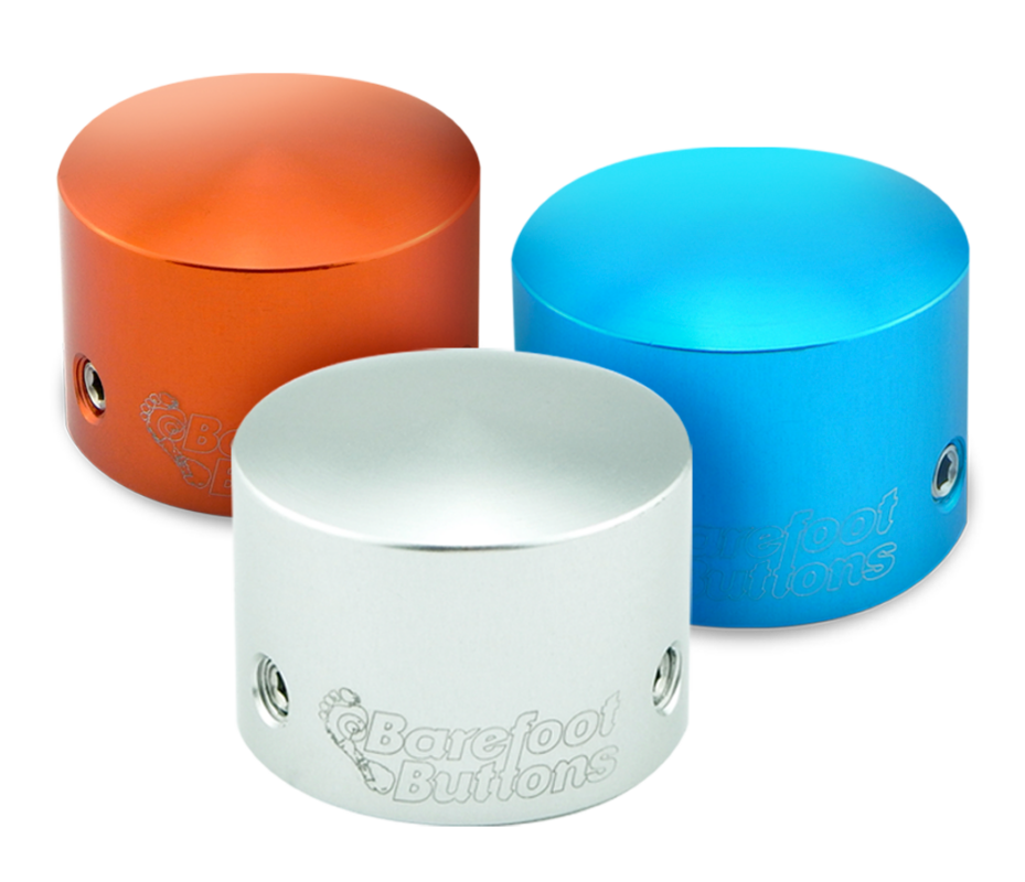 Barefoot Buttons Guitar Pedal Buttons Easy On Your Feet