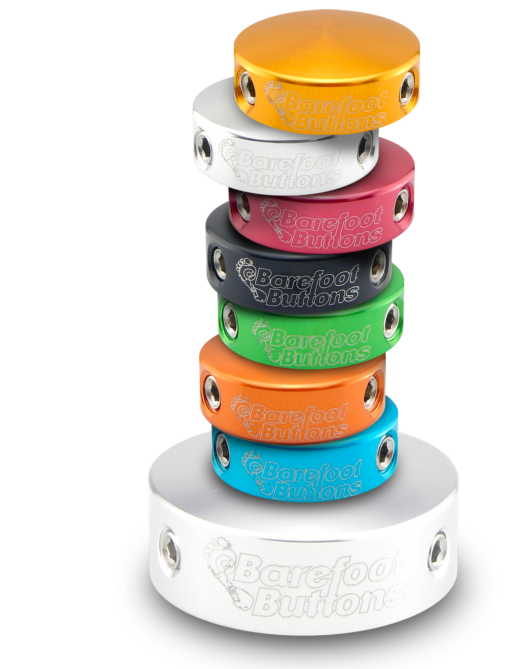 Barefoot Buttons Guitar Pedal Buttons Easy On Your Feet