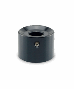 A black object is shown on the ground.