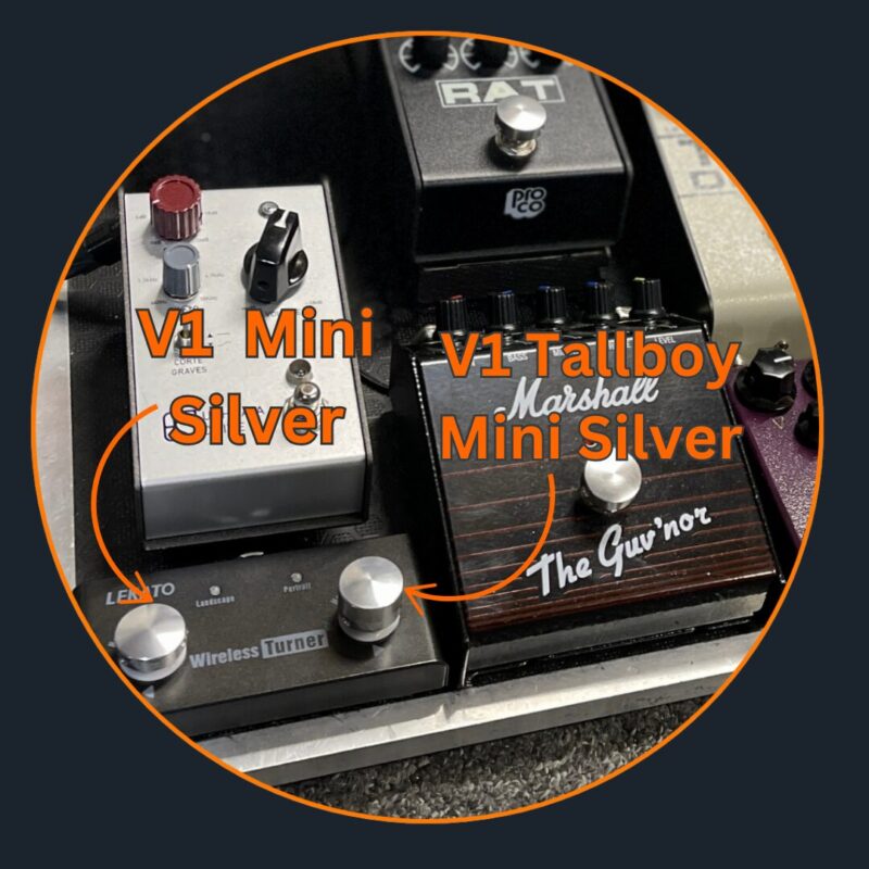 A picture of the different types of pedals.
