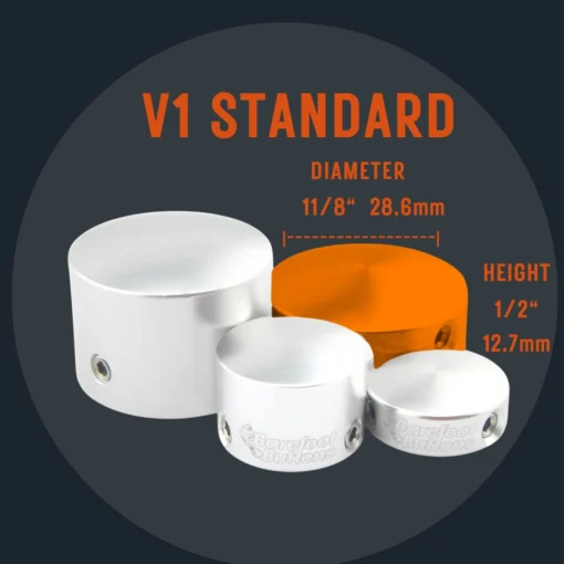 バラ売り可 Barefoot Buttons V1 Standard barefoot-buttons-v1-standard-orange